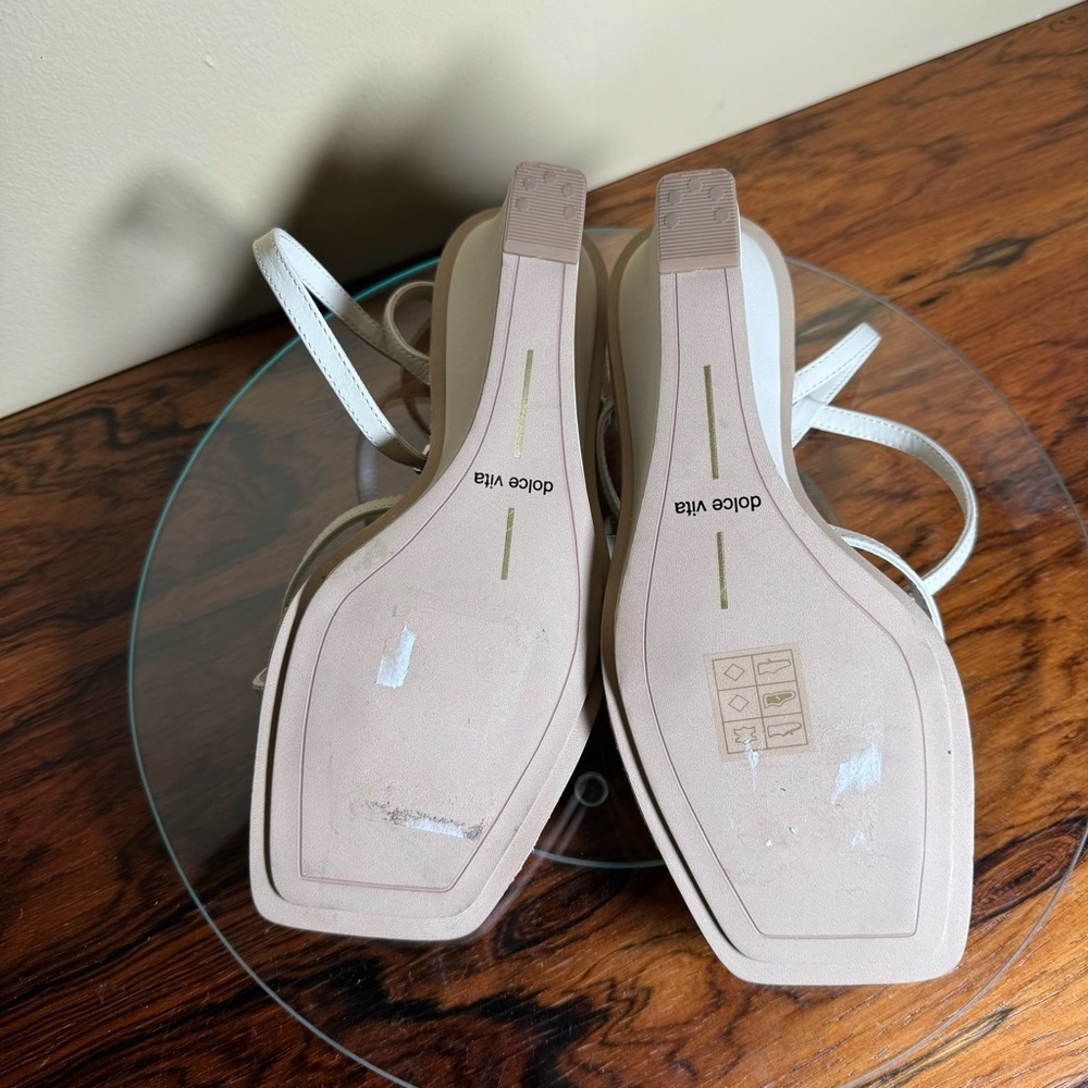 Dolce Vita Gemini Wedges - ivory leather - size 6 - Picture 16 of 16